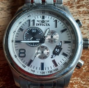 Invicta Specialty Series Chronograph Wristwatch Stainless Steel Jewlery Men's